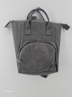 Skip Hop Gray Diaper Bag Backpack Convertible Baby Travel Bag