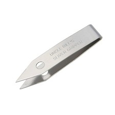 Uncle Bill's Sliver Gripper Tweezers Stainless Keychain Clip Survival 12-Pack 