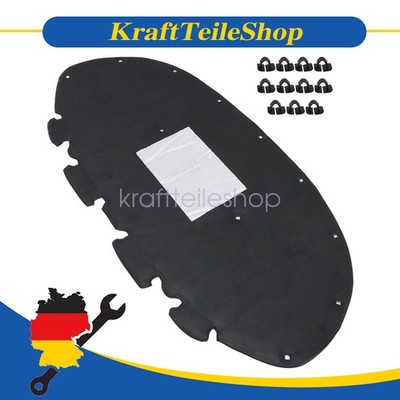Motorhaubendämmung mit clips vorne für SEAT TOLEDO 4 KG3 SKODA RAPID