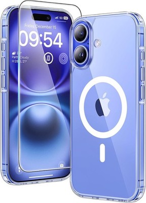 Handyhülle Transparent Stoßfest 6,7 Zoll Schutzhülle für iPhone 16 Plus