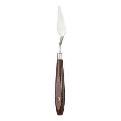 Für Künstler Malmesser 5,3x1,9cm Edelstahl mit Holzgriff