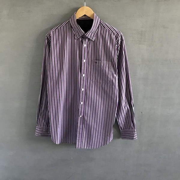 Men Pedro del Hierro Shirt Multicolor Cotton 40 /L