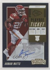 2018 Panini Contenders Rookie Playoff Ticket 78/99 Armani Watts #178 Auto a8r