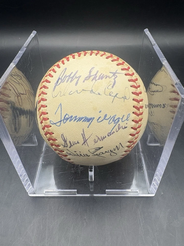 HOF - Multi Signed OAL Baseball 18 AUTOS JSA LOA Palmer, Oliva, Powell, Cepeda.. - Image 3 of 4