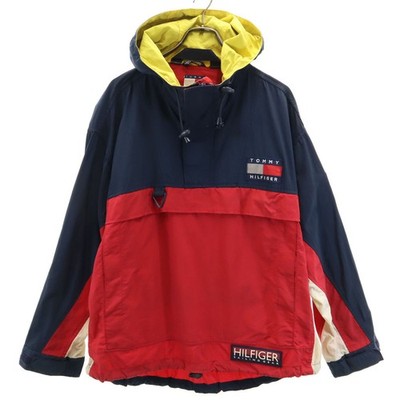 TOMMY HILFIGER 90s Old Flag Tag pullover Nylon jacket L Hoodie