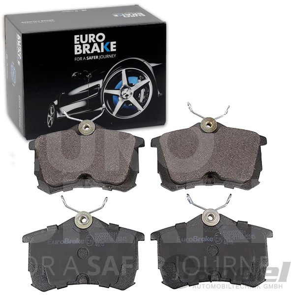 Eurobrake BremsbelÄGe Satz Hinterachse Passend FÜR Honda Accord Bremsen |-image