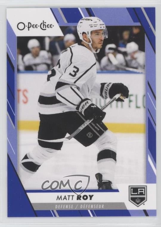 2023-24 O-Pee-Chee Blue Border Matt Roy #262 e6j