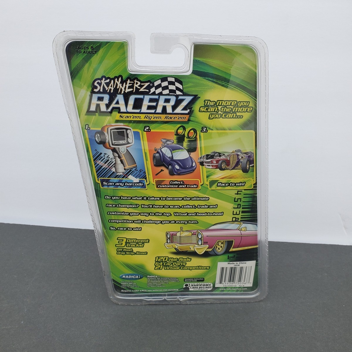 【激レア2枚セット】音韻王者 REC. / SKAFUNK 1 & 2 / 刃頭 Skannerz Racerz Handheld Game Radica Barcode Scanning Racing