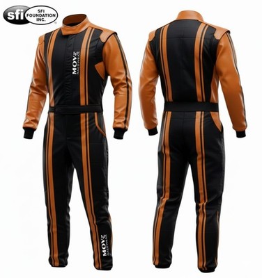 Move Extra-Light MR-86  SFI 3.2A/5 Double Layer Track Rally Car Race Suit Orange