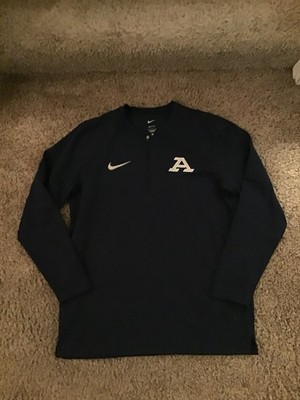 Nike Akron Zips Dri Fit Quarter Zip 1/4 Pullover Long Sleeve Football Sz L