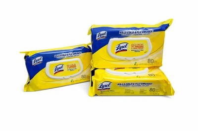 Lysol Disinfecting Wipes80 wipes por paqueteAroma Lemon & Lime Blossom
