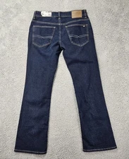 Buffalo David Bitton King Slim Boot Jeans Men’s 30x30 Dark Wash Stretch NWT