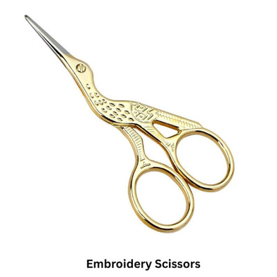 Stickschere 3,5'' Storch Design Gold Nähen Handwerk Fadenschneider kleinscharf