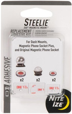 Steelie Universal Adhesive Replacement Kit - for Dash Mount and Phone Sockets