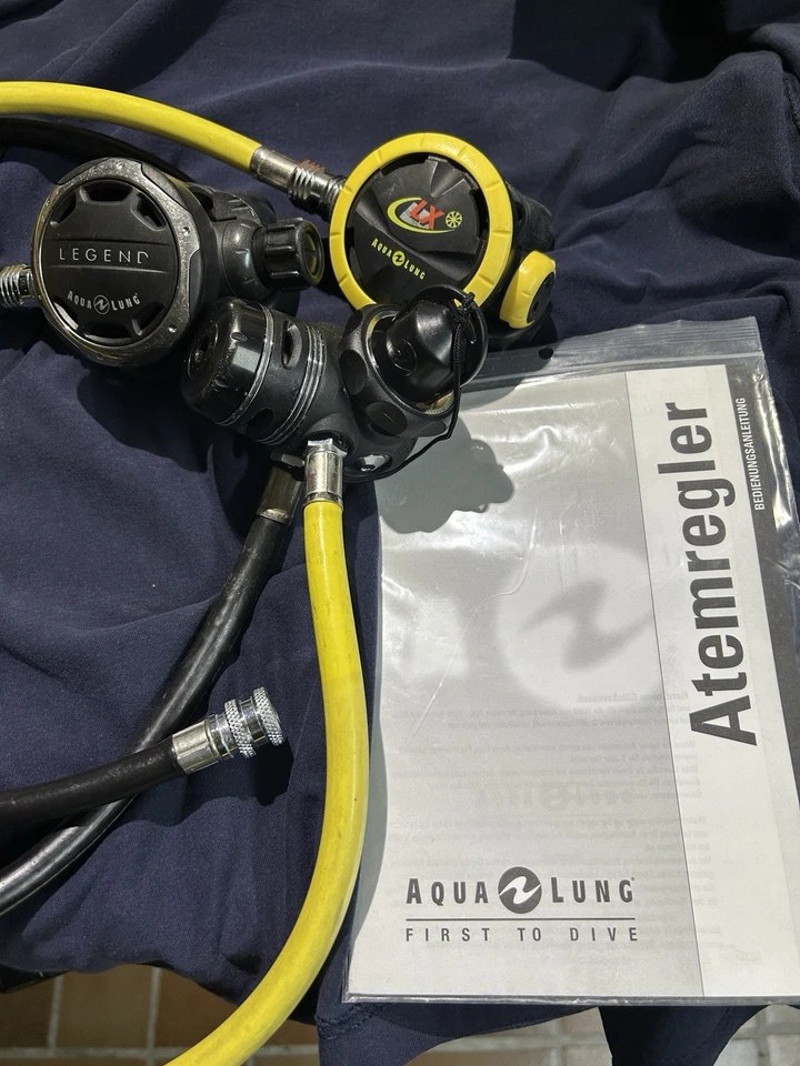 Aqualung Atemregler mit Legend 2. Stufe, Oktopus - Bild 2 von 4