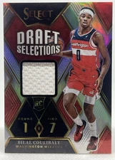 2023-24 Select Bilal Coulibaly Draft Selections Silver Prizm Jersey RC #DSM-BC