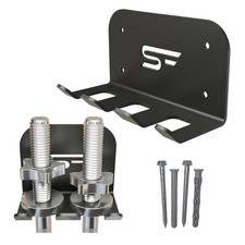 Stalflex Supporto Bilanciere da Parete 1-5 Posti Porta Bilancieri Acciaio