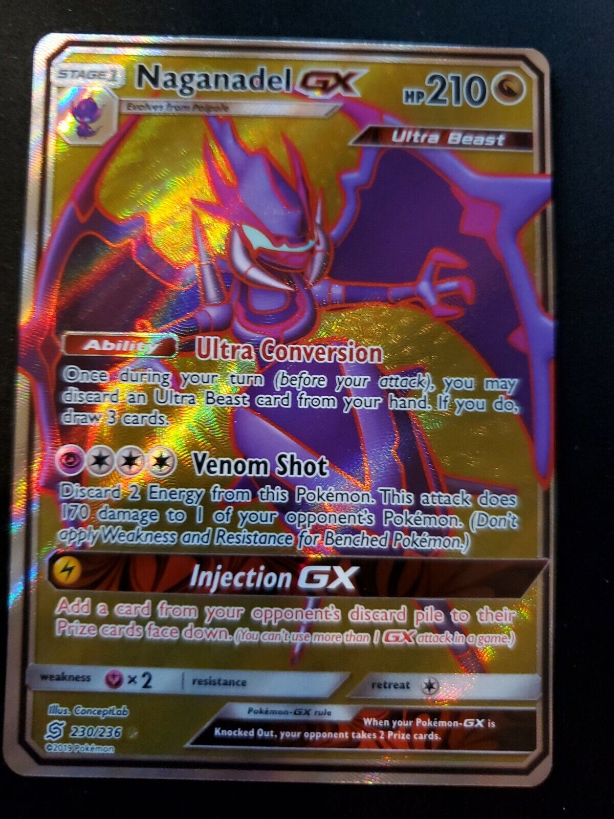 TCG Ultra Forces - #23 Naganadel GX