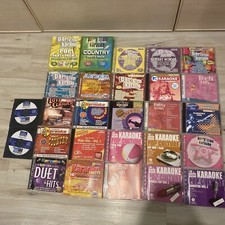 HUGE KARAOKE   CD   LOT OF 33 Country Pop Rap 60s 70d 80s 90s Kids Teens