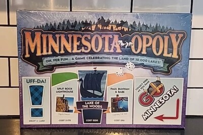 NEW Minnesota-opoly Board Game SEALED Land of 10,000 Lakes Monopoly (GSHF1)