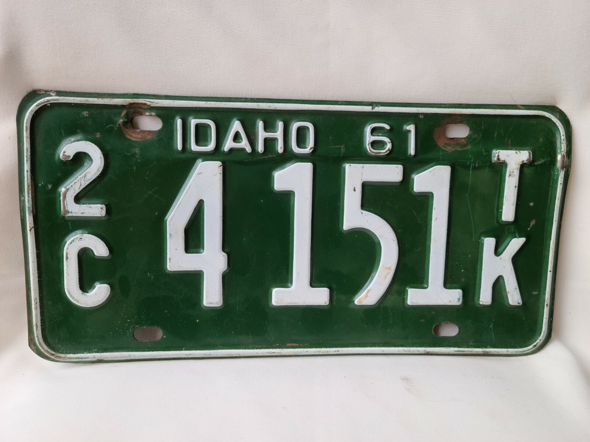 専用　　 IDタグ★vintage／USA Vintage 1961 Idaho License Plate 0322 | eBay
