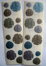 Mrs. Grossman's Sticker Strips  "Sand Dollar" Stickers Discont'd RARE