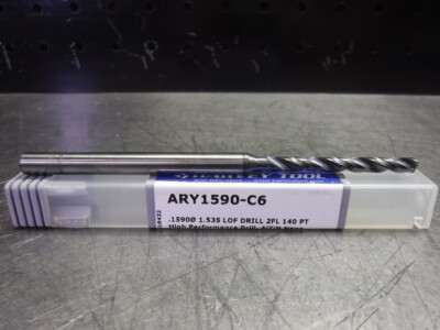 Harvey Tool #21 (.1590'') Solid Carbide Drill 6mm Shank ARY1590-C6 (LOC3698A)