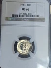 1944 Mercury dime NGC MS-66