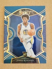 James Wiseman 2020-21 Panini Select Concourse Level Retail Blue Silver Prizm RC