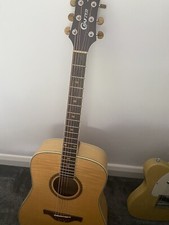 Crafter Acoustic Guitar & Pickup Top Build Quality & 2 Pickups One New Boxed