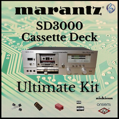 Marantz SD3000 Cassette Deck Ultimate Upgrade Kit Genuine Parts Restoration