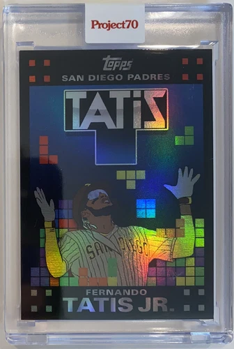 Topps Project 70 #632 Fernando Tatis Jr. Brittney Palmer Tetris RAINBOW FOIL /70