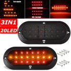 <!--F#f_0-->2PCS LED Rear Stop Brake Flowing Turn Signal Tail Lights Trailer Truck Caravan<!--F/-->