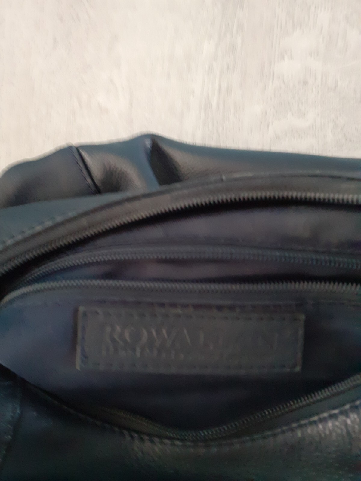 Rowallan Bag Dark Navy Supersoft Fine Leather eBay