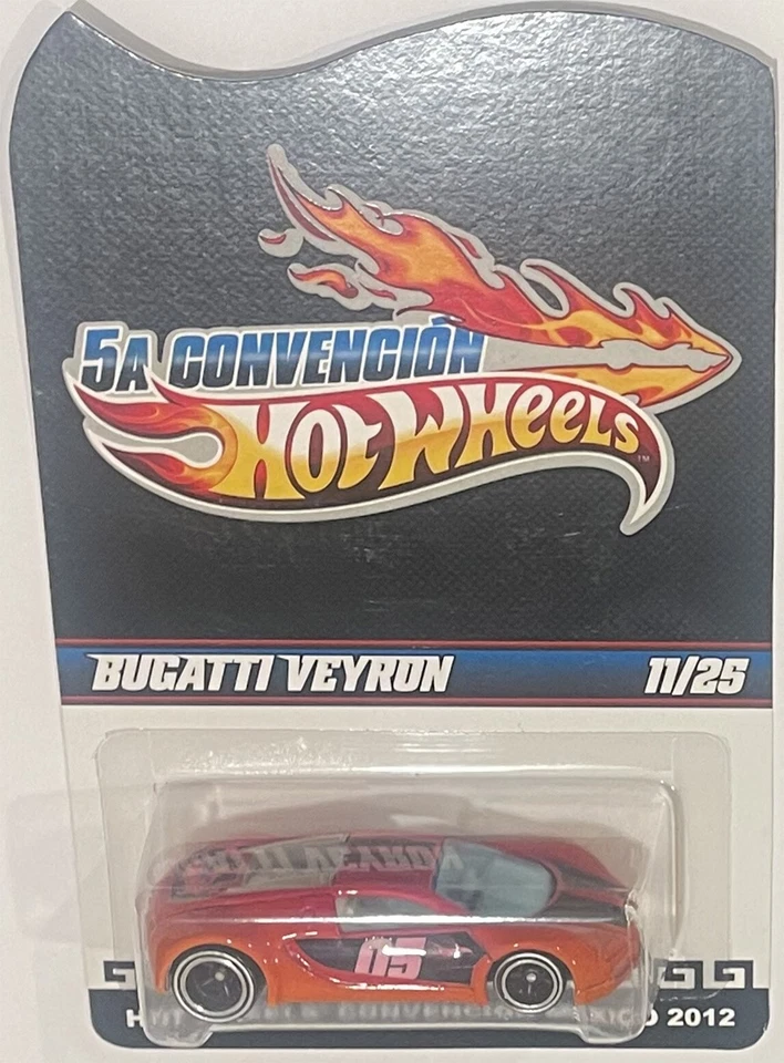Naranja BUGATTI VEYRON Código-3 Hot Wheels 2012 Convención de México 25/11 ¡RARO! Foto 2 de 4
