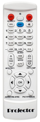 Replacement remote for Nec NP-M271X M271X