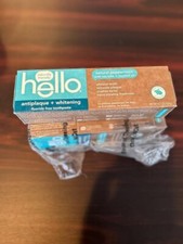 HELLO ANTIPLAQUE WHITENING VEGAN TOOTHPASTE, NATURAL PEPPERMINT, 4.7 OZ. DM