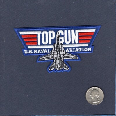 TOP GUN Naval Aviation F-14 TOMCAT US NAVY Movie Squadron Hat Jacket Patch