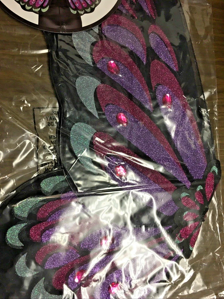 Amscan фиолетовый страсти крылья новый в упаковке (большие крылья) - Изображение 3 из 4