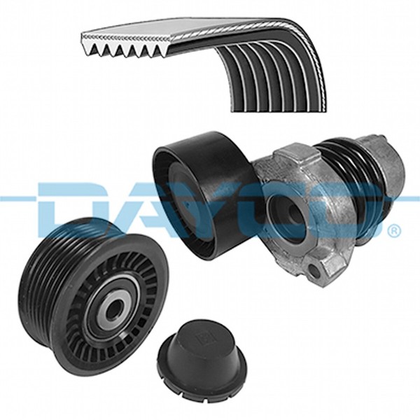 Dayco Keilrippenriemensatz FüR Dacia Sandero II Logan MCV Js_ Renault Clio IV-image