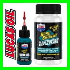 LUCAS OIL Extreme Duty Needle Oiler & Gun Bore Solvent Cleans, Lubes & Protects
