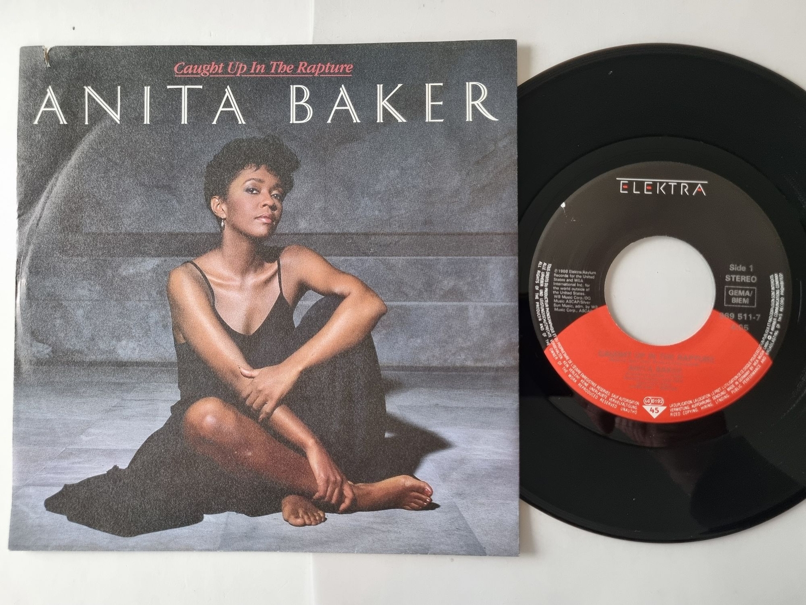 Anita Baker - Caught Up In The Rapture 7'' Vinyl Germany