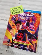 Spider-Man: Across the Spider-Verse DVD 2023 Bonus Digi Code & Extra Batman Disc
