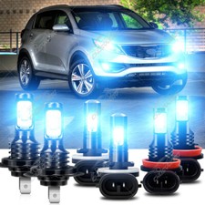 For Kia Sorento 2011-2016 8000k Combo Led Headlight Highlow Beam Fog Light Bulb