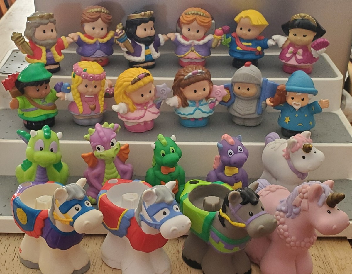 Little People Lil' Kingdom figures king queen knight princess