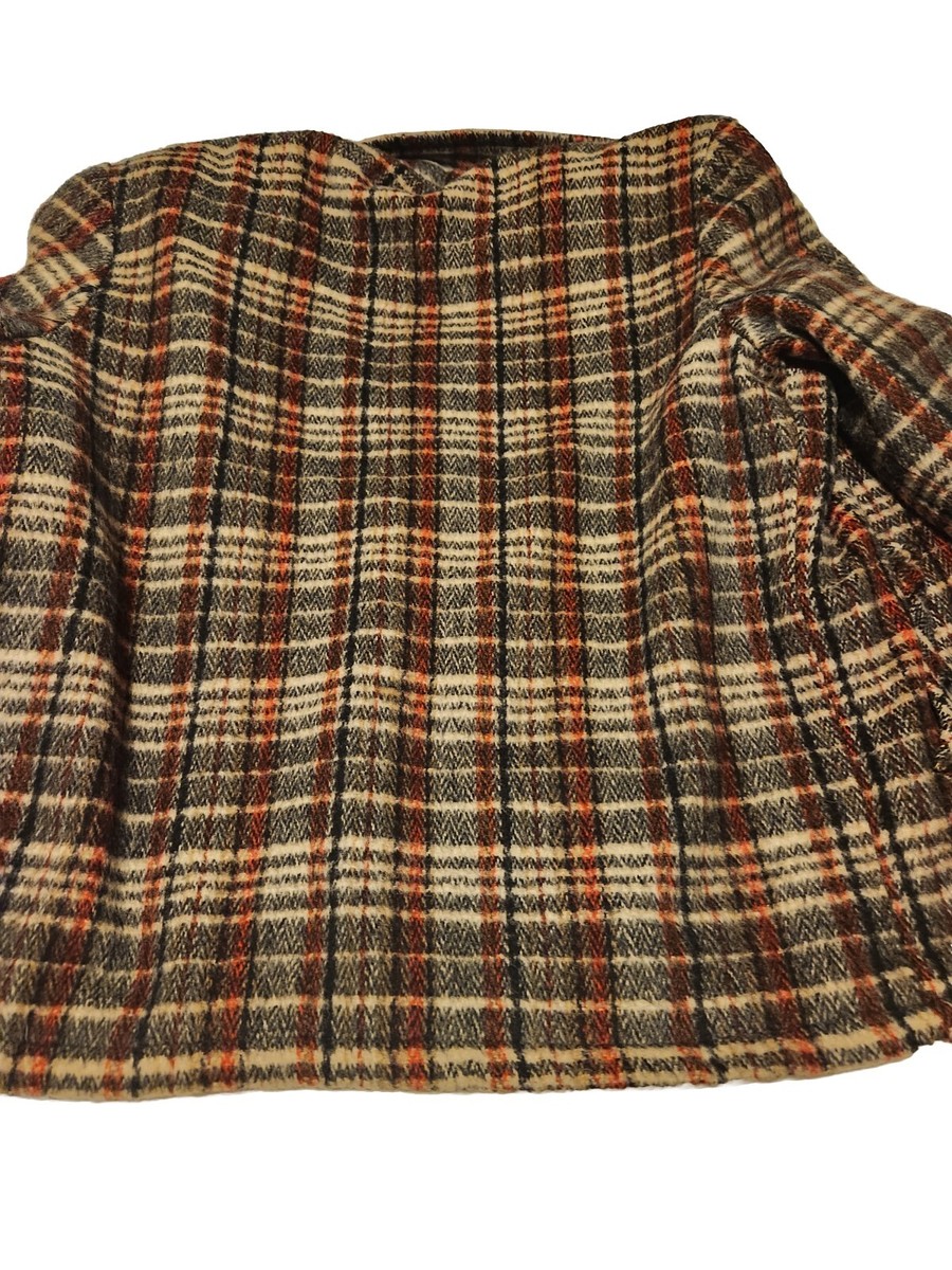 ジャケット・アウター 50's Vintage Wool Jacket Vintage 70s 50s Style Rockabilly Plaid Short Men's Wool