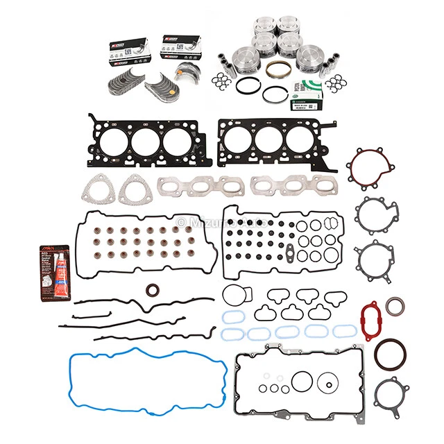 Juego completo de juntas cojinetes de pistones aptos para Ford Mazda Mercury Mariner 19/01/08 3,0 L Foto 2 de 4