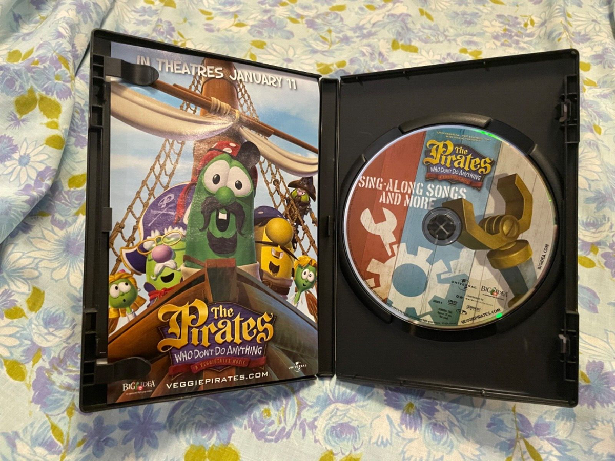 DVD Veggie Tales Pirates who don't do anything Sing along songs | eBay