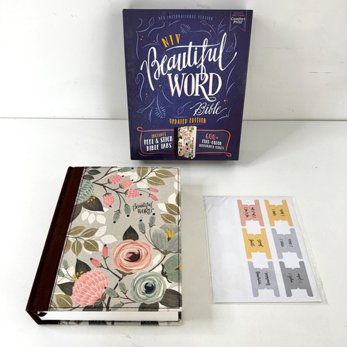 Beautiful Word Journaling Bible Updated Ed. NIV Bible Tab Stickers Floral HB - Picture 18 of 21
