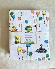 Pottery Barn Kids The Lorax Dr. Seuss Sheet Set